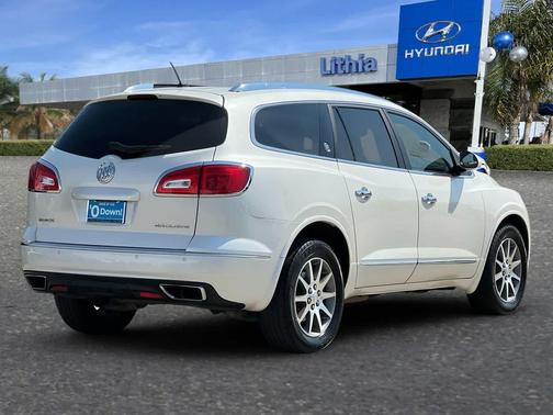 White Diamond Tricoat 2013 Buick Enclave Leather