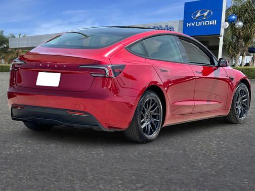 Ultra Red 2025 Tesla Model 3 Long Range