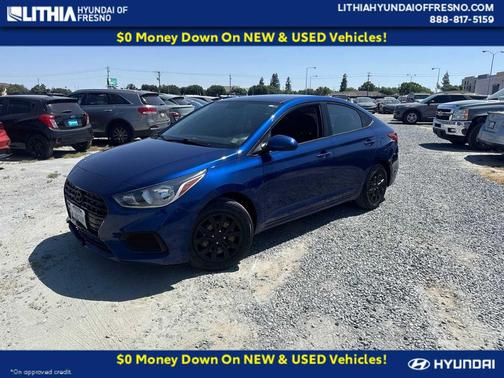 Admiral Blue 2021 Hyundai Accent SE