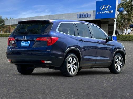Blue 2017 Honda Pilot EX-L