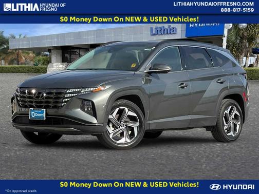 Amazon Gray 2022 Hyundai TUCSON Limited