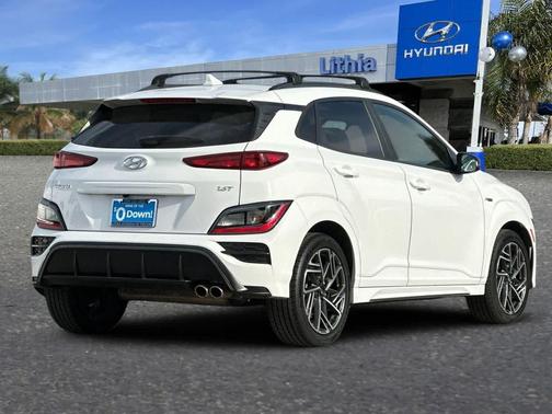 Lunar White 2023 Hyundai KONA N Line
