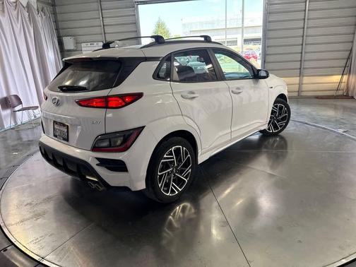 Lunar White 2023 Hyundai KONA N Line