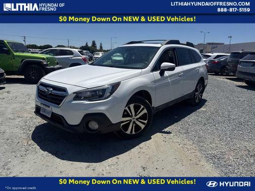 Crystal White Pearl 2018 Subaru Outback 2.5i Limited