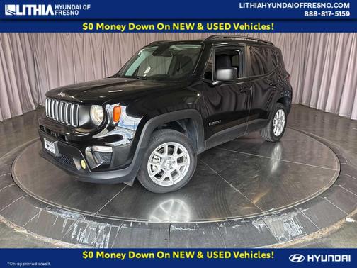 Black Clearcoat 2022 Jeep Renegade Latitude