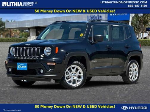 Black Clearcoat 2022 Jeep Renegade Latitude