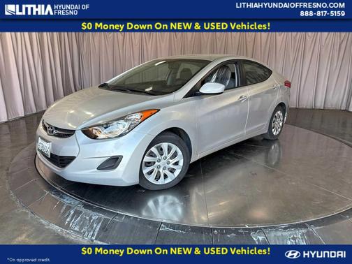 Shimmering Silver 2012 Hyundai ELANTRA GLS