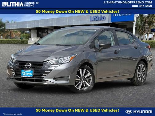 Gun Metallic 2024 Nissan Versa 1.6 S