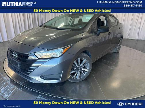 Gun Metallic 2024 Nissan Versa 1.6 S