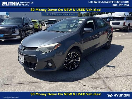 Slate Metallic 2016 Toyota Corolla S Plus