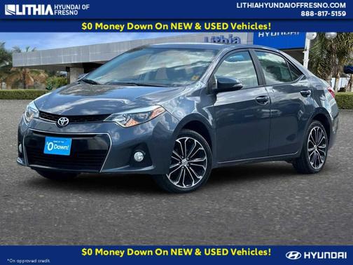 Slate Metallic 2016 Toyota Corolla S Plus