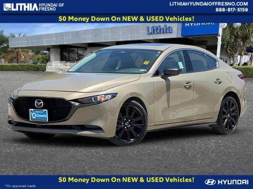 Zircon Sand Metallic 2024 Mazda Mazda3 2.5 Turbo AWD