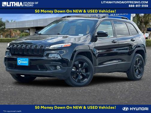 Diamond Black Crystal Pearlcoat 2018 Jeep Cherokee Latitude