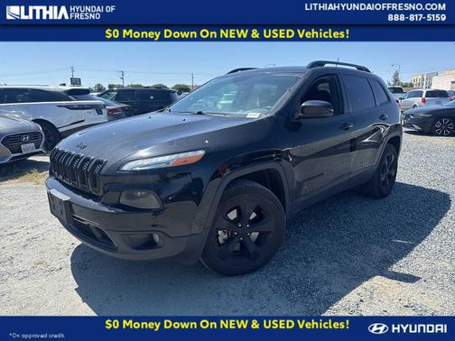 Diamond Black Crystal Pearlcoat 2018 Jeep Cherokee Latitude