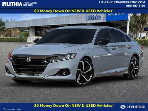 Sonic Gray Pearl 2022 Honda Accord Sport SE 1.5T