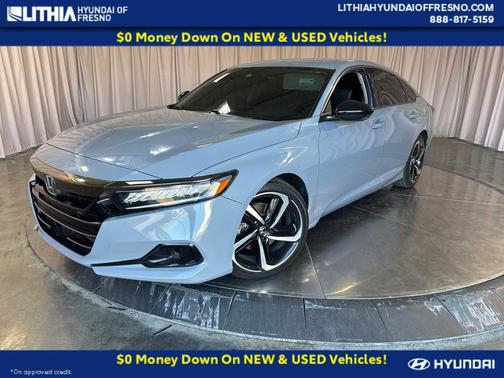 Sonic Gray Pearl 2022 Honda Accord Sport SE 1.5T