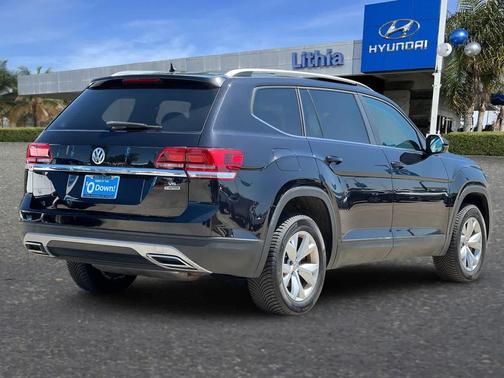 Blue 2019 Volkswagen Atlas 3.6L SE w/Technology