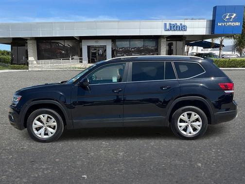 Blue 2019 Volkswagen Atlas 3.6L SE w/Technology