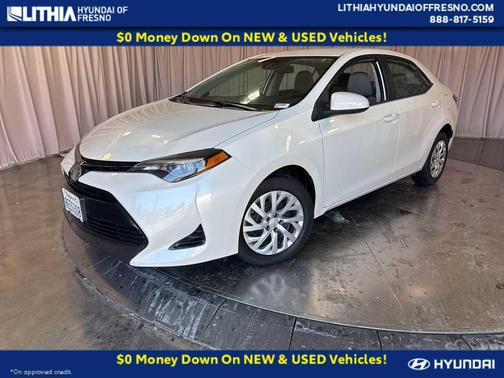 Blizzard Pearl 2018 Toyota Corolla LE