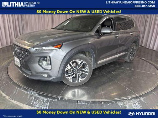 Machine Gray 2019 Hyundai SANTA FE Limited 2.0T