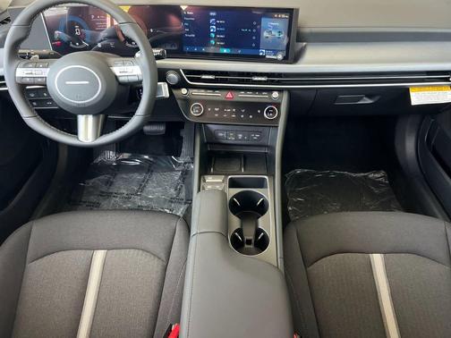 Serenity White 2026 Hyundai SONATA Hybrid SE