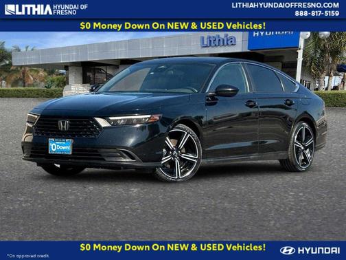 Crystal Black Pearl 2023 Honda Accord Hybrid Sport