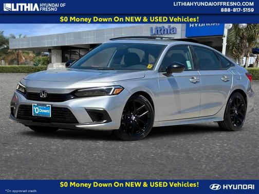 Lunar Silver Metallic 2023 Honda Civic Sport