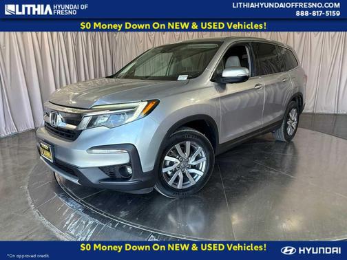 Lunar Silver Metallic 2020 Honda Pilot EX