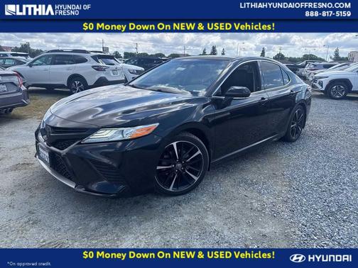 Midnight Black Metallic 2020 Toyota Camry XSE