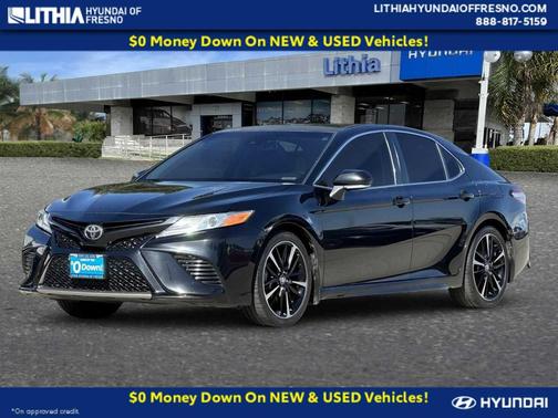 Midnight Black Metallic 2020 Toyota Camry XSE