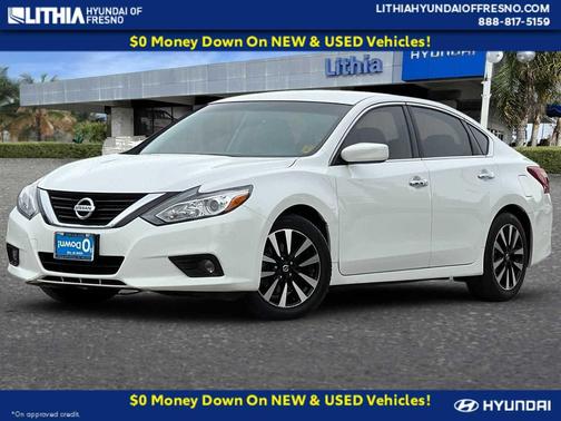 Glacier White 2018 Nissan Altima 2.5 SV