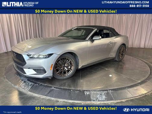 Iconic Silver Metallic 2025 Ford Mustang EcoBoost Premium