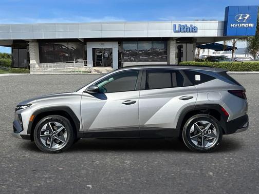 Shimmering Silver 2026 Hyundai TUCSON Hybrid SEL