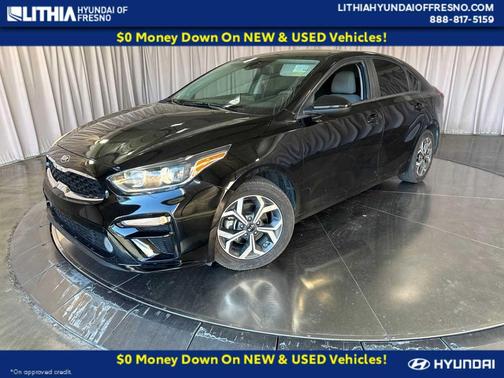 Aurora Black 2021 Kia Forte LXS
