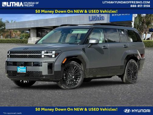 Hampton Gray 2026 Hyundai SANTA FE HEV Calligraphy