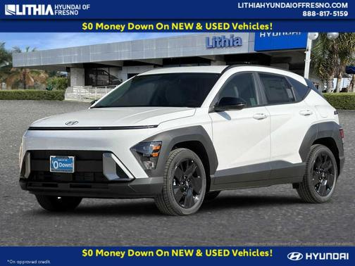 Atlas White 2026 Hyundai KONA SEL Sport
