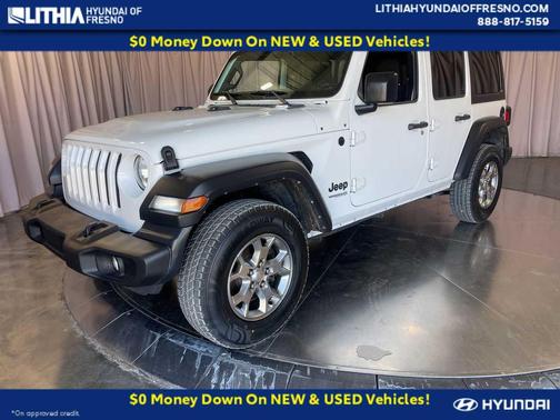 Bright White Clearcoat 2021 Jeep Wrangler Unlimited Sport Altitude