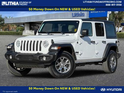 Bright White Clearcoat 2021 Jeep Wrangler Unlimited Sport Altitude