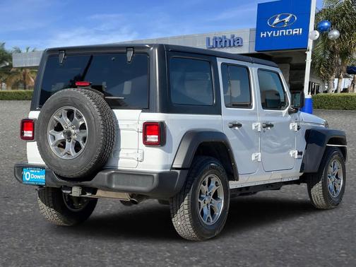 Bright White Clearcoat 2021 Jeep Wrangler Unlimited Sport Altitude