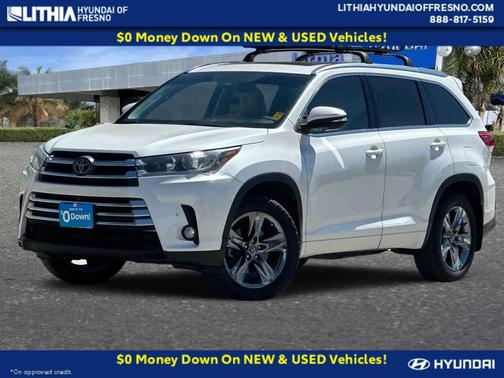 Blizzard Pearl 2018 Toyota Highlander Limited Platinum