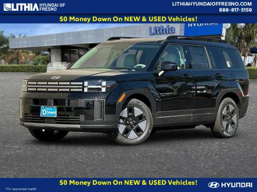 Phantom Black 2026 Hyundai SANTA FE HEV SEL FWD