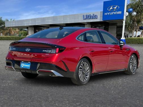 Ultimate Red 2026 Hyundai SONATA Hybrid Limited