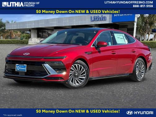 Ultimate Red 2026 Hyundai SONATA Hybrid Limited