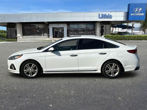 Quartz White Pearl 2019 Hyundai SONATA Sport