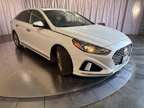 Quartz White Pearl 2019 Hyundai SONATA Sport
