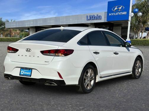 Quartz White Pearl 2019 Hyundai SONATA Sport