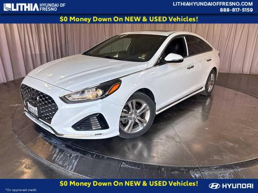 Quartz White Pearl 2019 Hyundai SONATA Sport