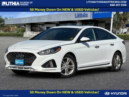 Quartz White Pearl 2019 Hyundai SONATA Sport