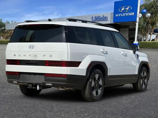 Serenity White 2026 Hyundai SANTA FE HEV SEL FWD