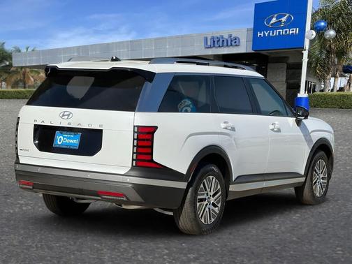 Creamy White Pearl 2026 Hyundai Palisade Hybrid Blue SEL 8P
